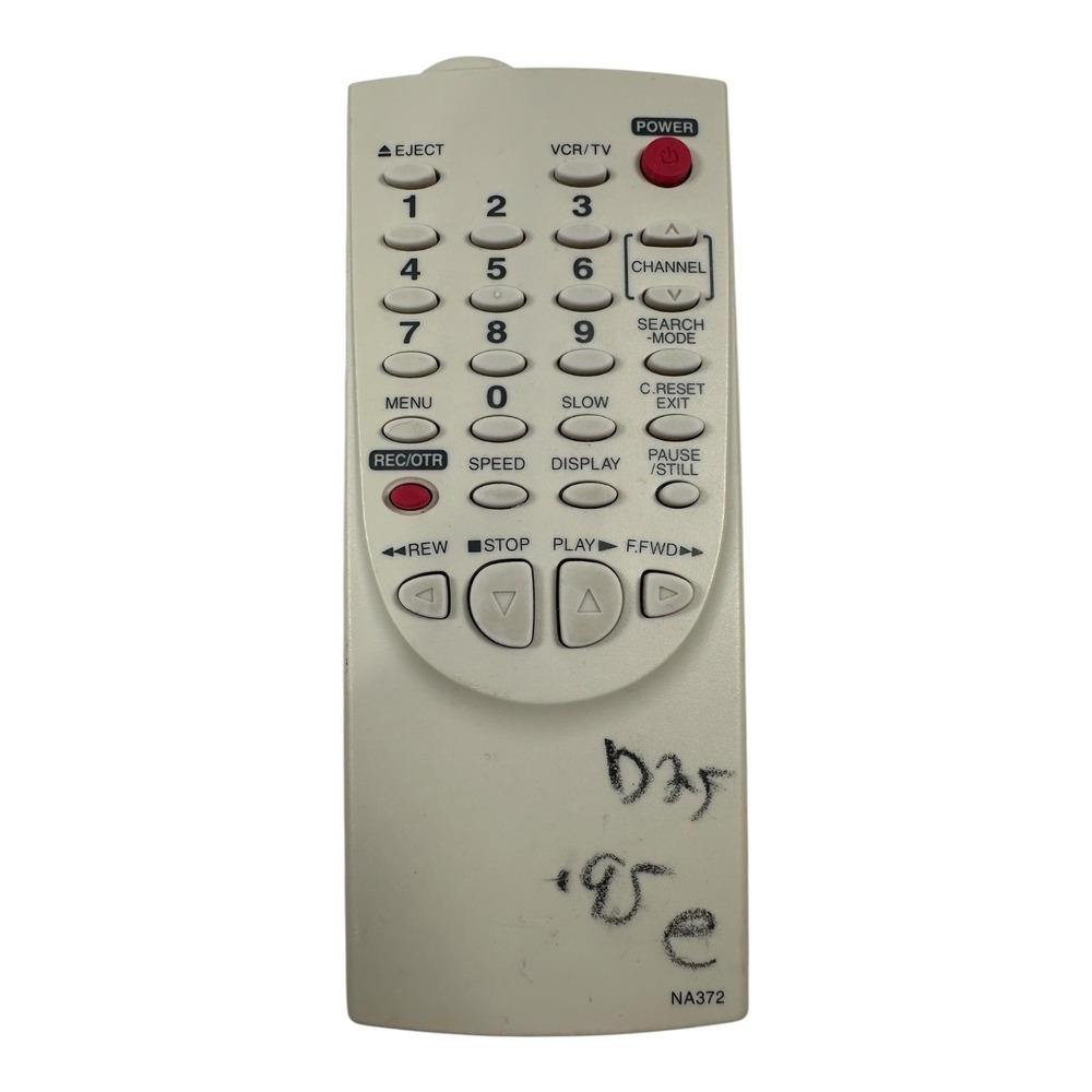 VCR Remote Control‎ NA372 Tested Works Replacement Universal TV DVD Player